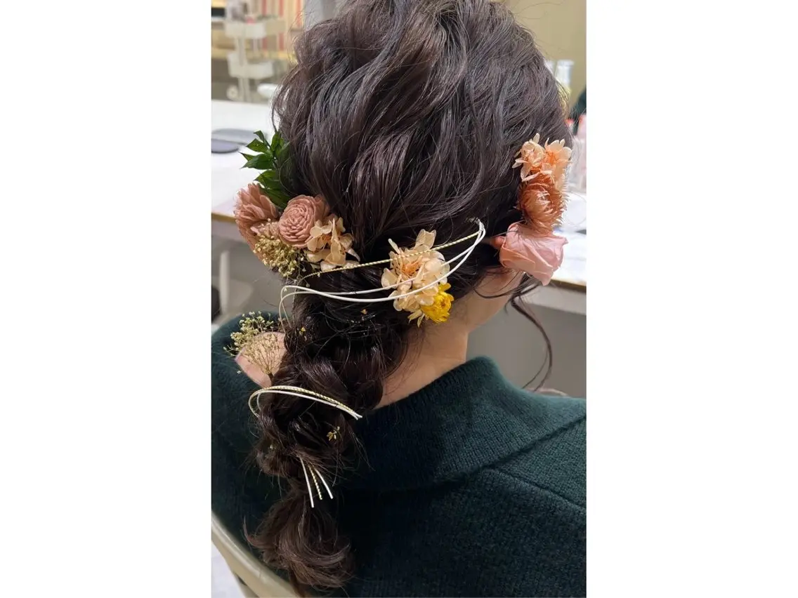 【卒業式】🌸袴着付け+ヘアセット☆11,880円の写真