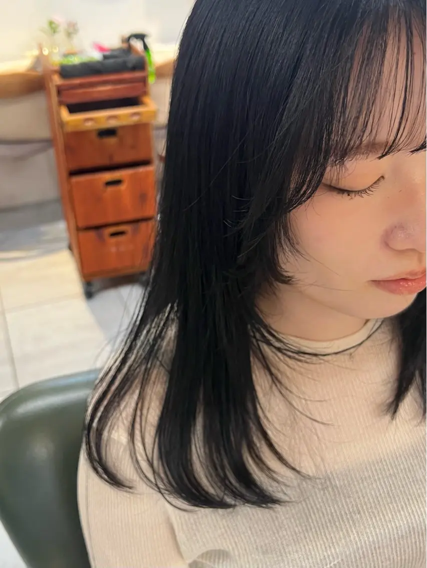 💗女性限定💗顔まわりカット+顔まわり縮毛矯正+トリートメント💗の写真