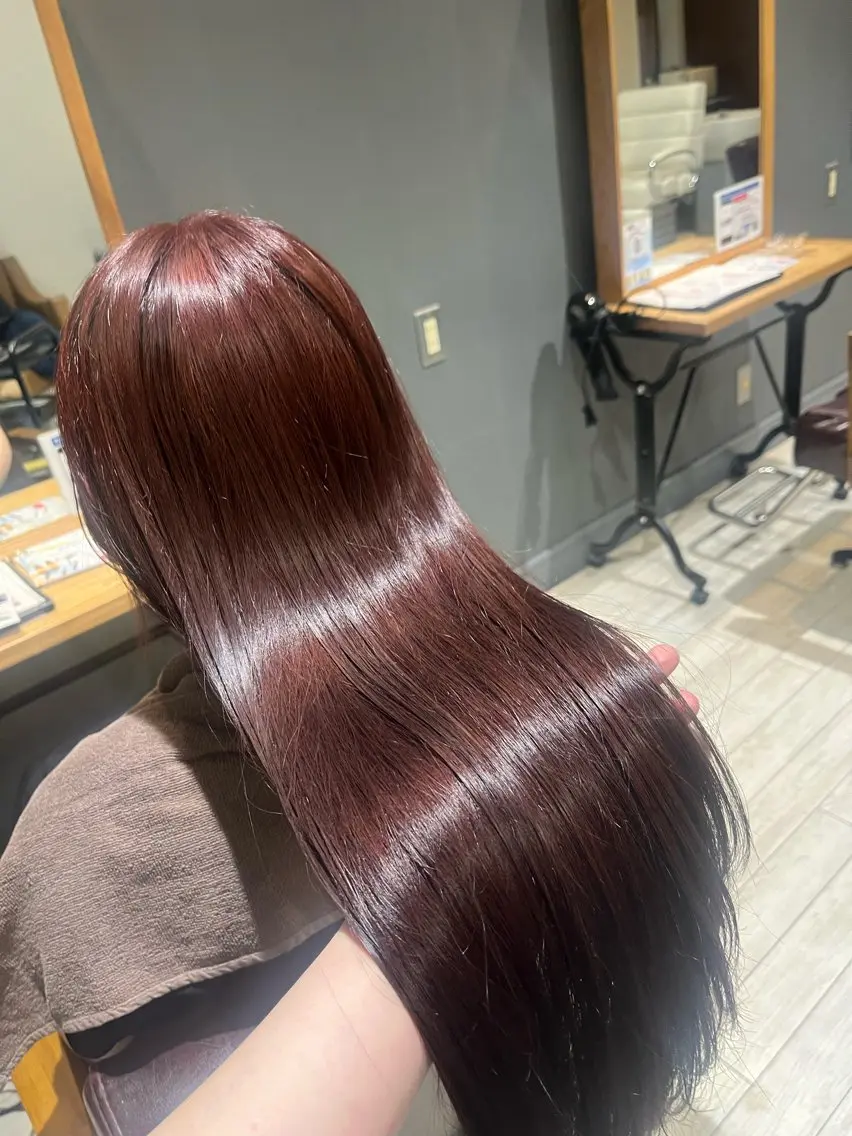 ロング カラー ピンクカラー ヘアカラー 🫧鈴木ちゃん🫧 似合わせ×個性のヘアスタイル