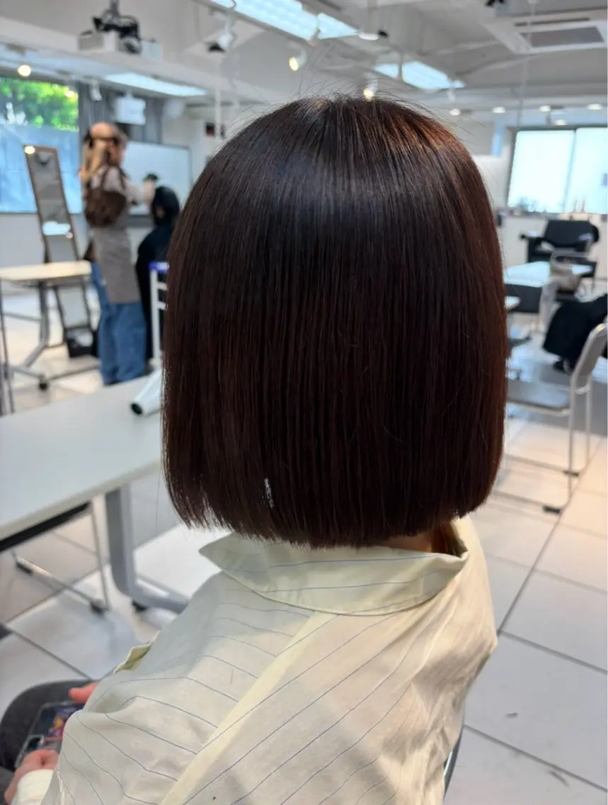ショート カット トリートメント 🎀Maho🎀ボブ × 髪質改善のヘアスタイル