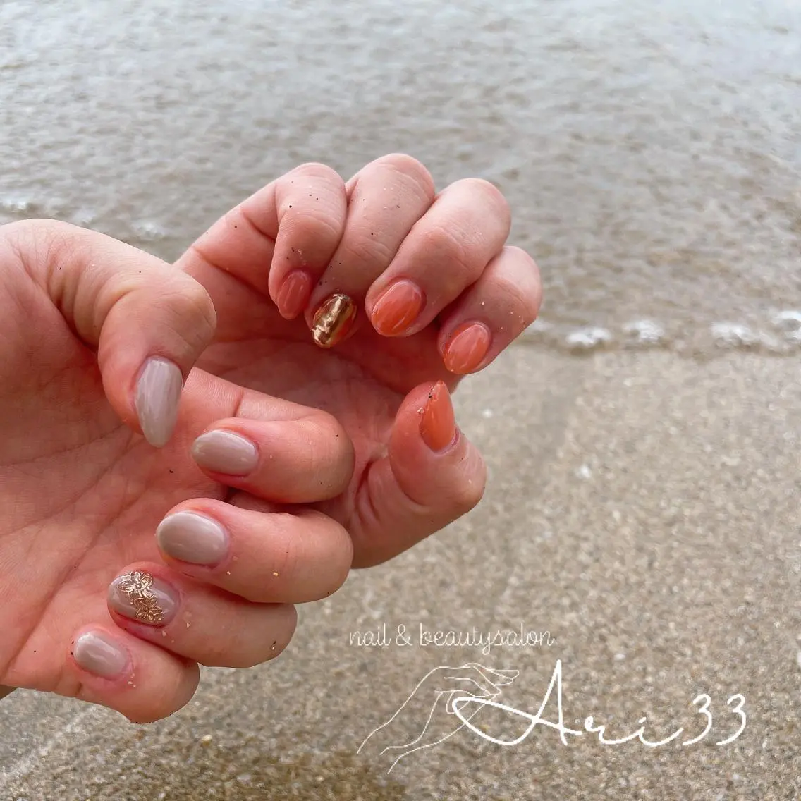 ネイル ハンドネイル プライベートサロン Ari33nailのネイルデザイン