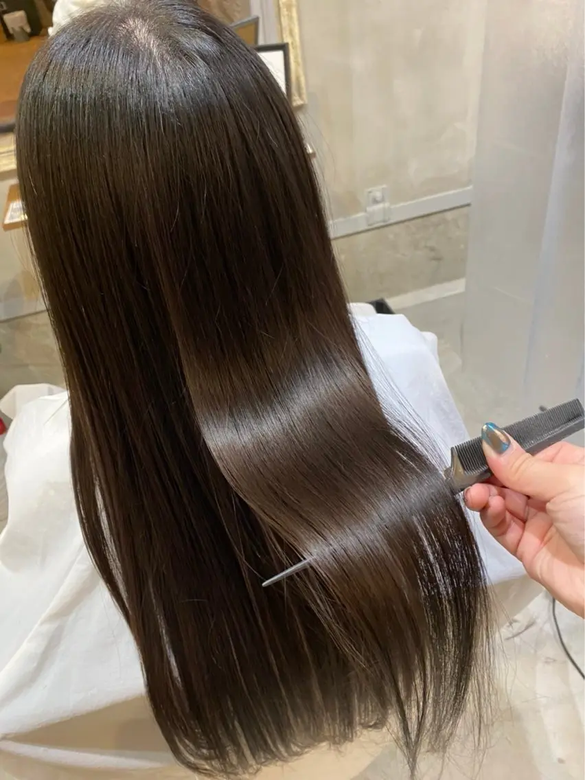 ロング 髪質改善 トリートメント プルエクステ Ryoyaのヘアスタイル