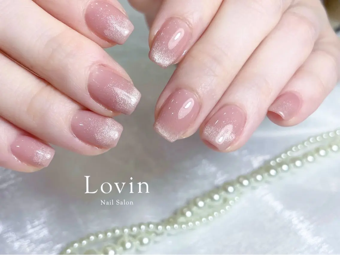 ネイル ジェルネイル マグネットネイル オフィスネイル パラジェル k-two nailのネイルデザイン