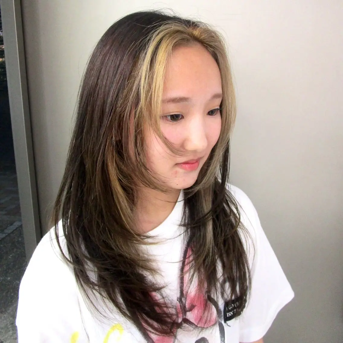💎全体カラー➕ポイントブリーチ👱🏻♀️💎フェイスフレーミングやインナーカラーなど🫧🫧の写真