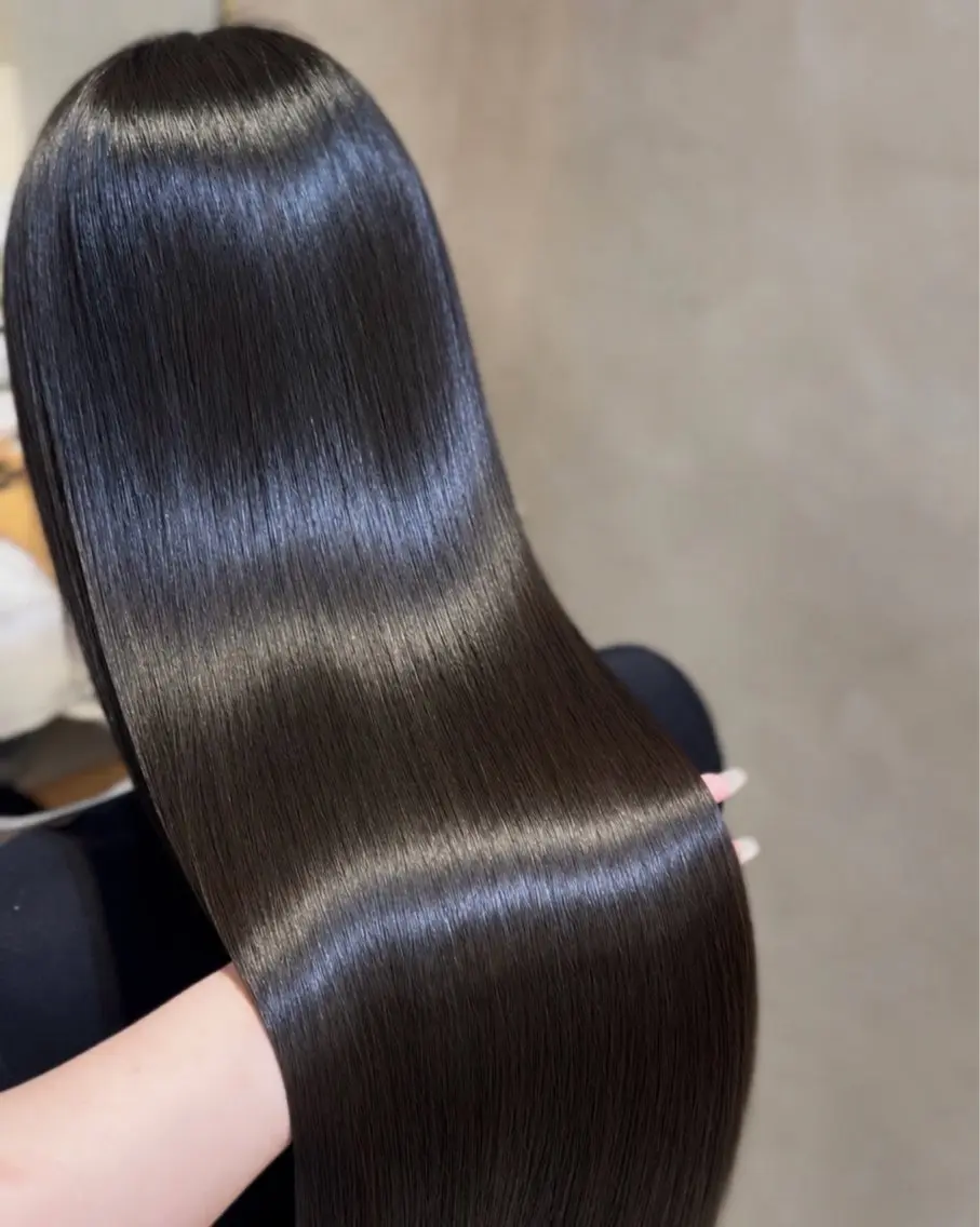 ロング 髪質改善 トリートメント HALO treatmentのヘアスタイル