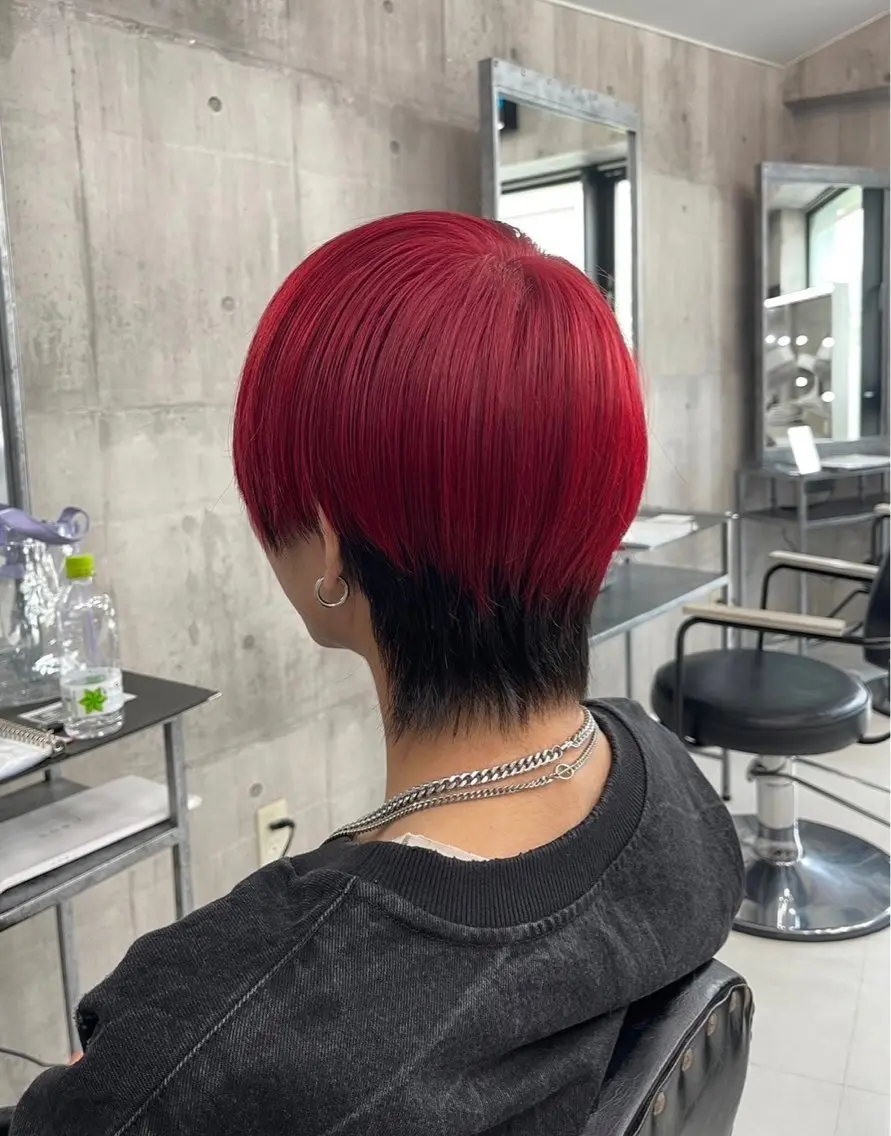 ショート カラー ヘアアレンジ メンズ ヘアカラー 🌈【🎀ヘアデザイ ナー🎀】✨ノン✨のヘアスタイル