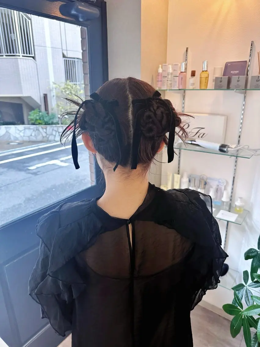 ヘアアレンジ ヘアセット Asuka/髪質改善 /カラー/ヘアセットのヘアスタイル