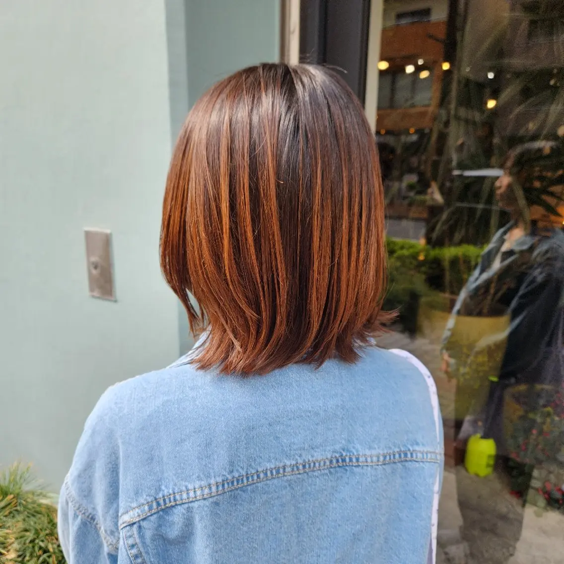ミディアム レイヤーカット カット ハヤシ マユ ✂ 府中美容室のヘアスタイル