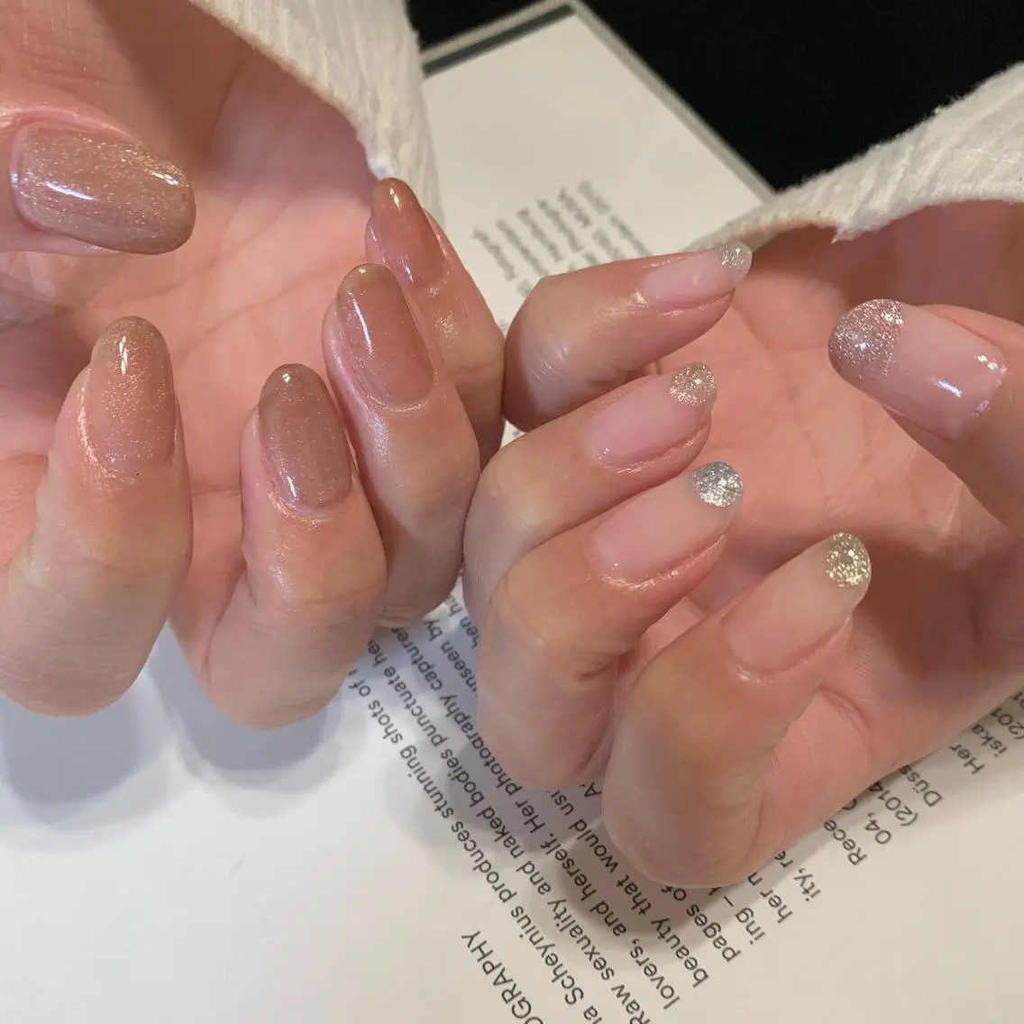 ネイル マグネットネイル マグネットワンカラー ワンカラーネイル cocoro nail salonのネイルデザイン