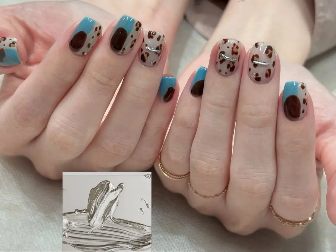 ネイル べっ甲ネイル ボルドー ブラウン チークネイル 長さ出し ハンドネイル ハンドケア NEW NAIL💞 yuki🔥のネイルデザイン