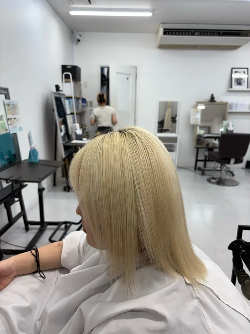 ロング 髪質改善 縮毛矯正 盛れ暖色デザイナー/ 髪質改善/Shionのヘアスタイル