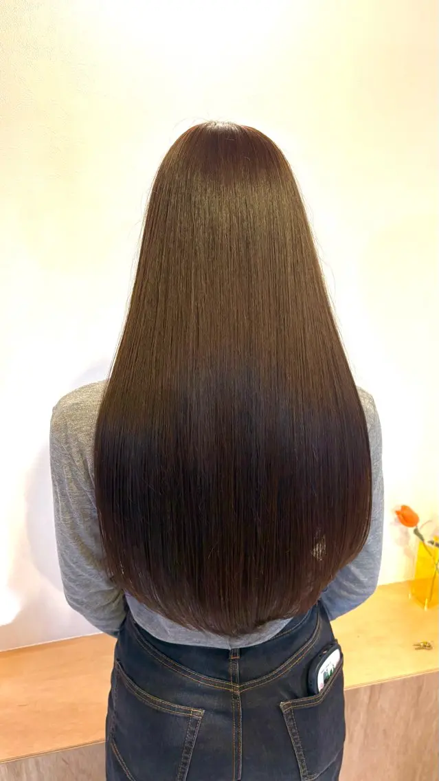 ロング カラー ヘアカラー トリートメント 田中 美海のヘアスタイル