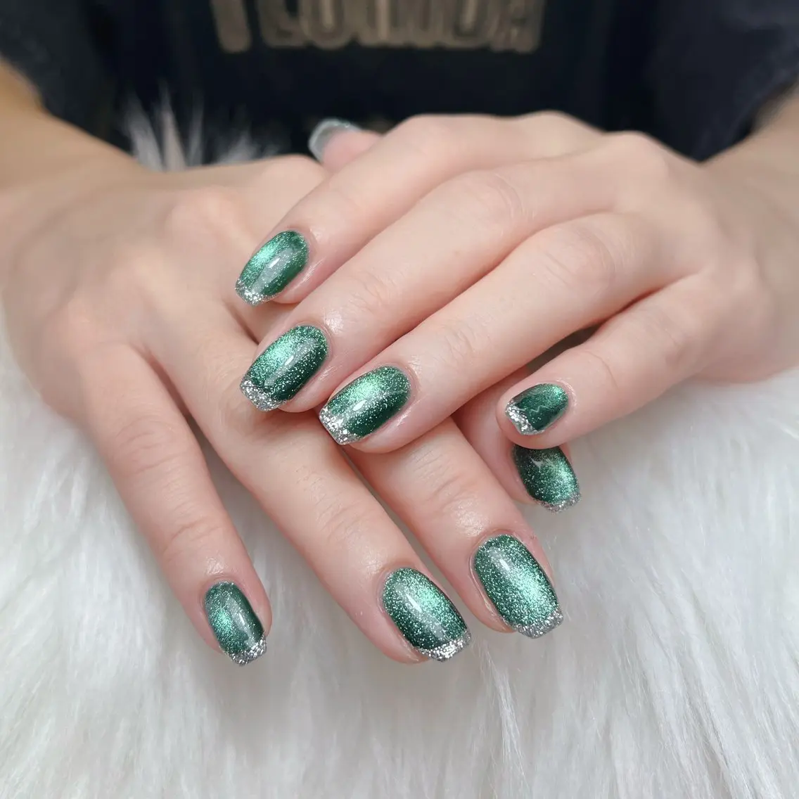 ネイル フレンチネイル マグネットネイル kawaii nailのネイルデザイン