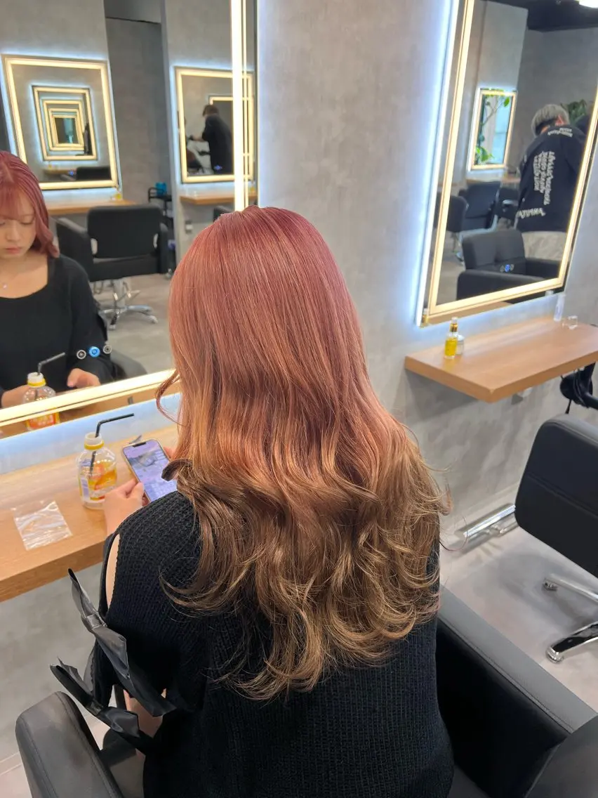 ロング カラー 💖札幌カラー 指名No.1💖玲奈のヘアスタイル
