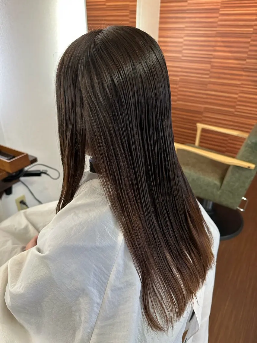 ロング カラー ロング 💜推しインナー カラー/菊池柊真💜のヘアスタイル