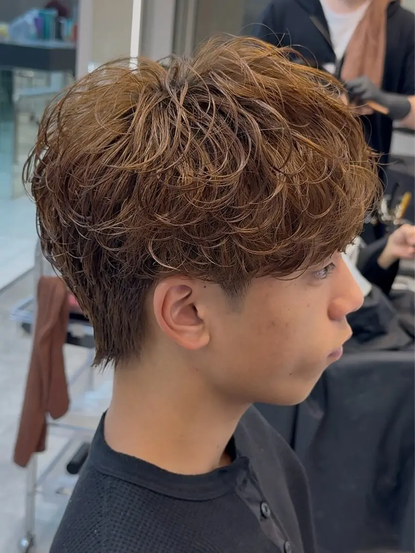 パーマ メンズ カット パーマ 川口 翔太郎（fifth）のヘアスタイル