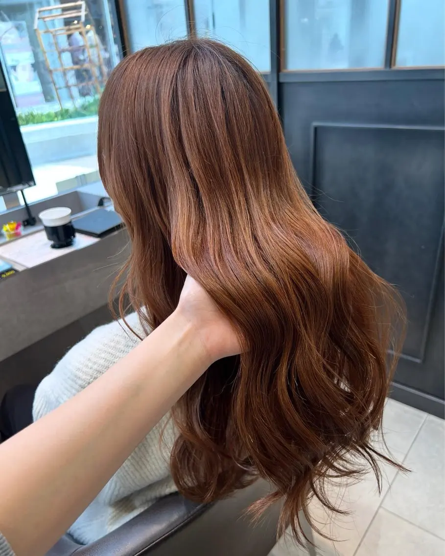 ロング カラー ブリーチ ブリーチなしカラー カット ヘアカラー トリートメント 🫧Ai/ ロロネー森ノ宮💖のヘアスタイル