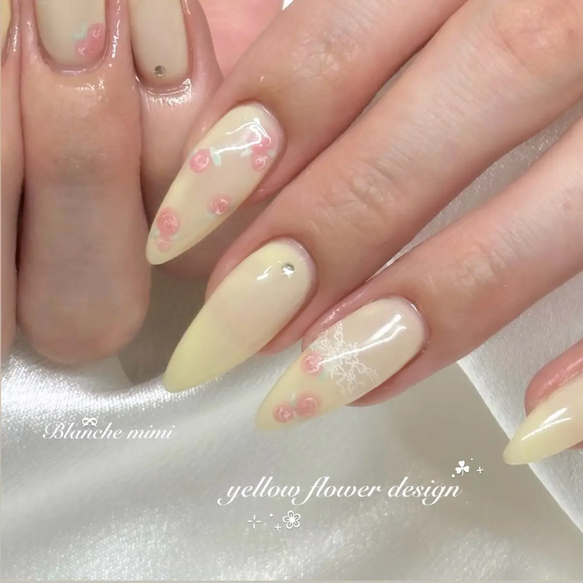 ネイル ハンドネイル Blanche mimi.u_aのネイルデザイン
