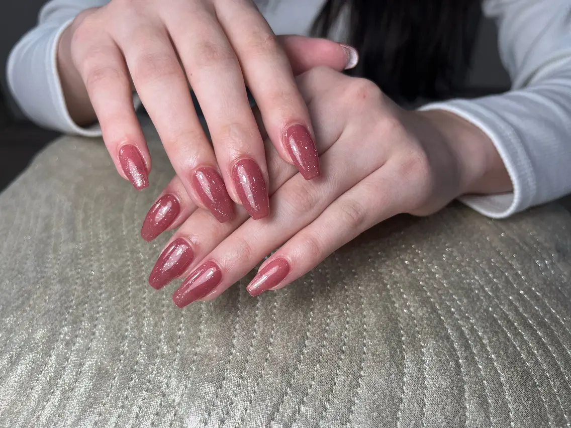 ネイル ワンカラーネイル ハンドネイル Mallow nailのネイルデザイン