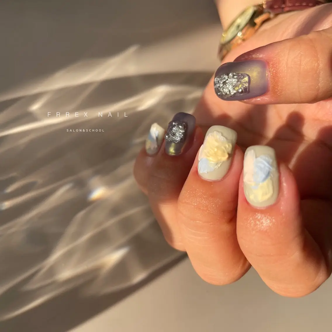 ネイル ハンドネイル ハンドケア freex nail /ニュアンス/個性派のネイルデザイン