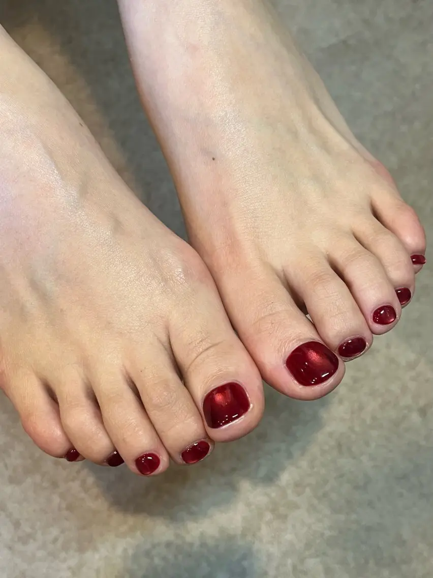 【練習モデル】フットワンカラー💅🏻オフ込みフィルイン可◎の写真