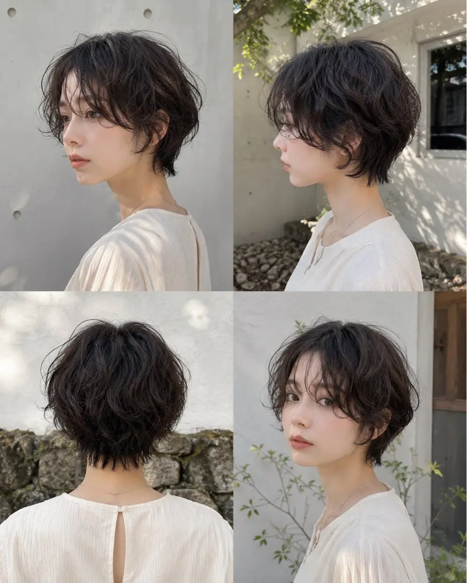 ショート パーマ ショートヘア 🌟似合わせショート No.1🌟ホノのヘアスタイル