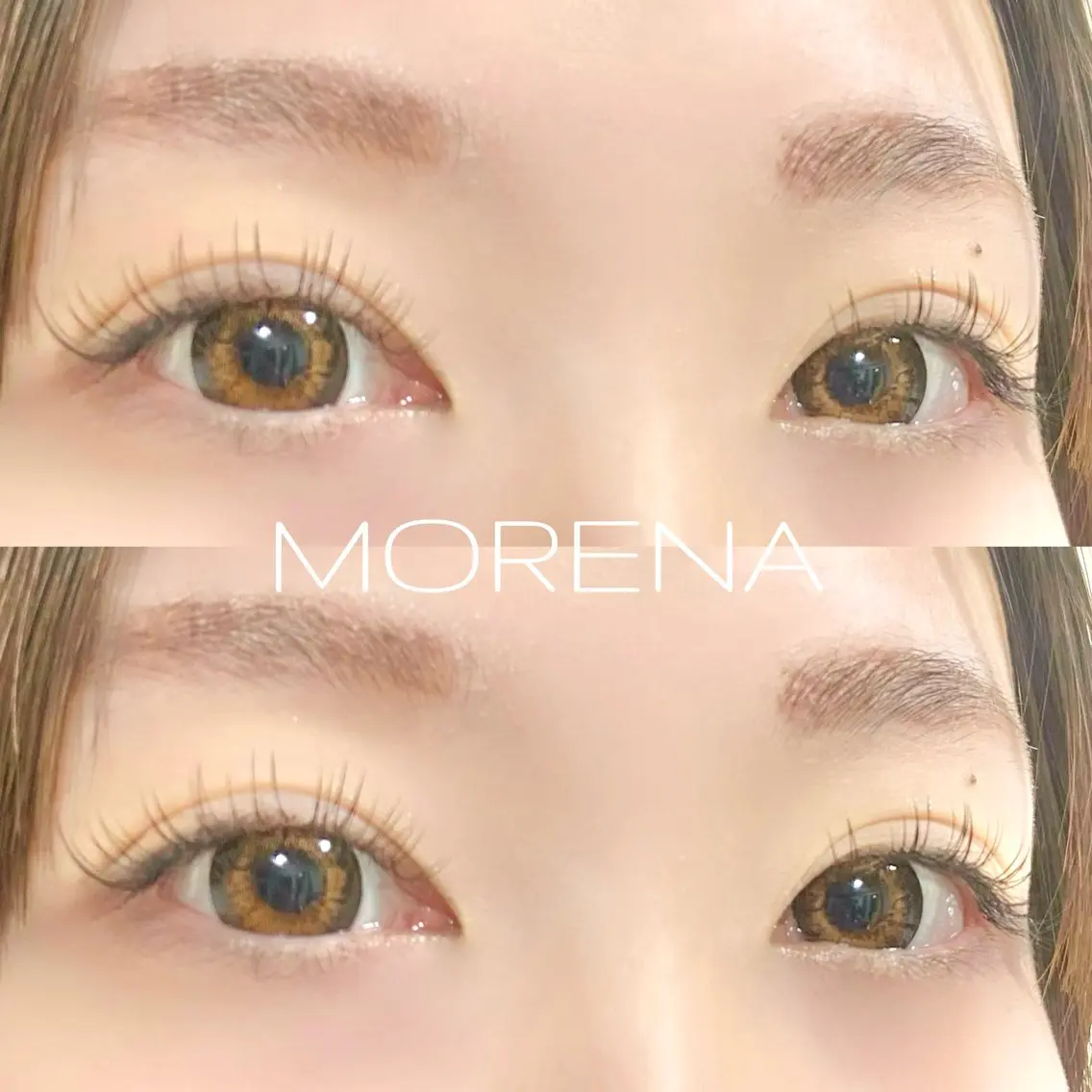 マツエク・マツパ ナチュラル 小顔eyelash MORENAのマツエク・マツパデザイン