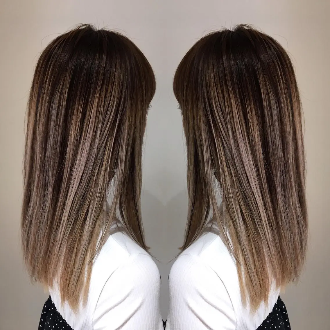 ロング カラー 中間 将人のヘアスタイル