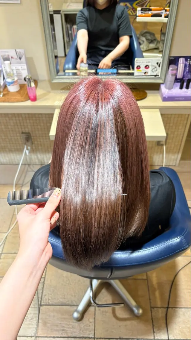 セミロング トリートメント トリートメント 井本 帆香のヘアスタイル