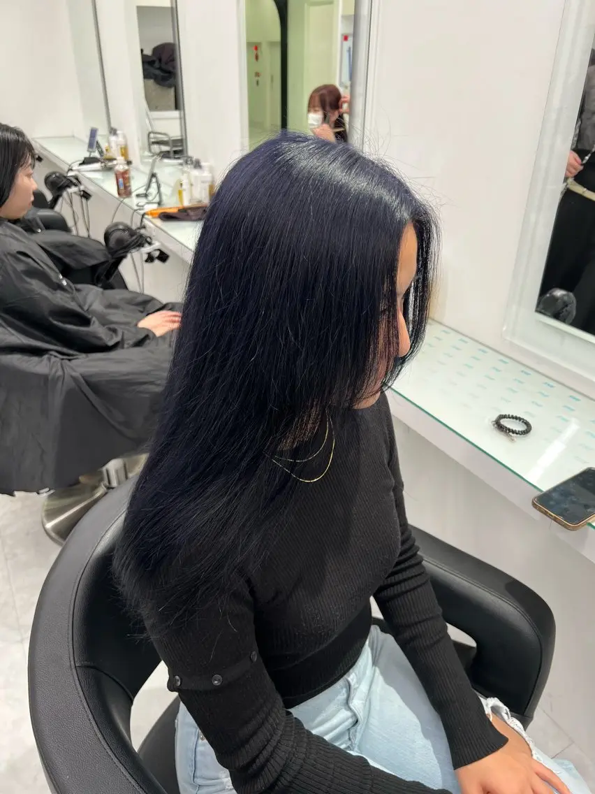 カラー ヘアカラー トリートメント ブリーチなし透明感 💗RYOTAのヘアスタイル