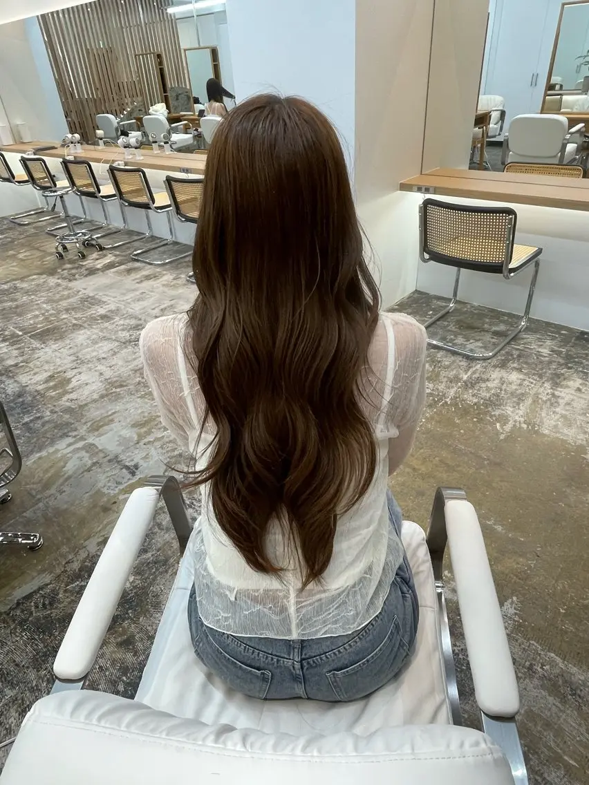ロング 高橋 華のヘアスタイル