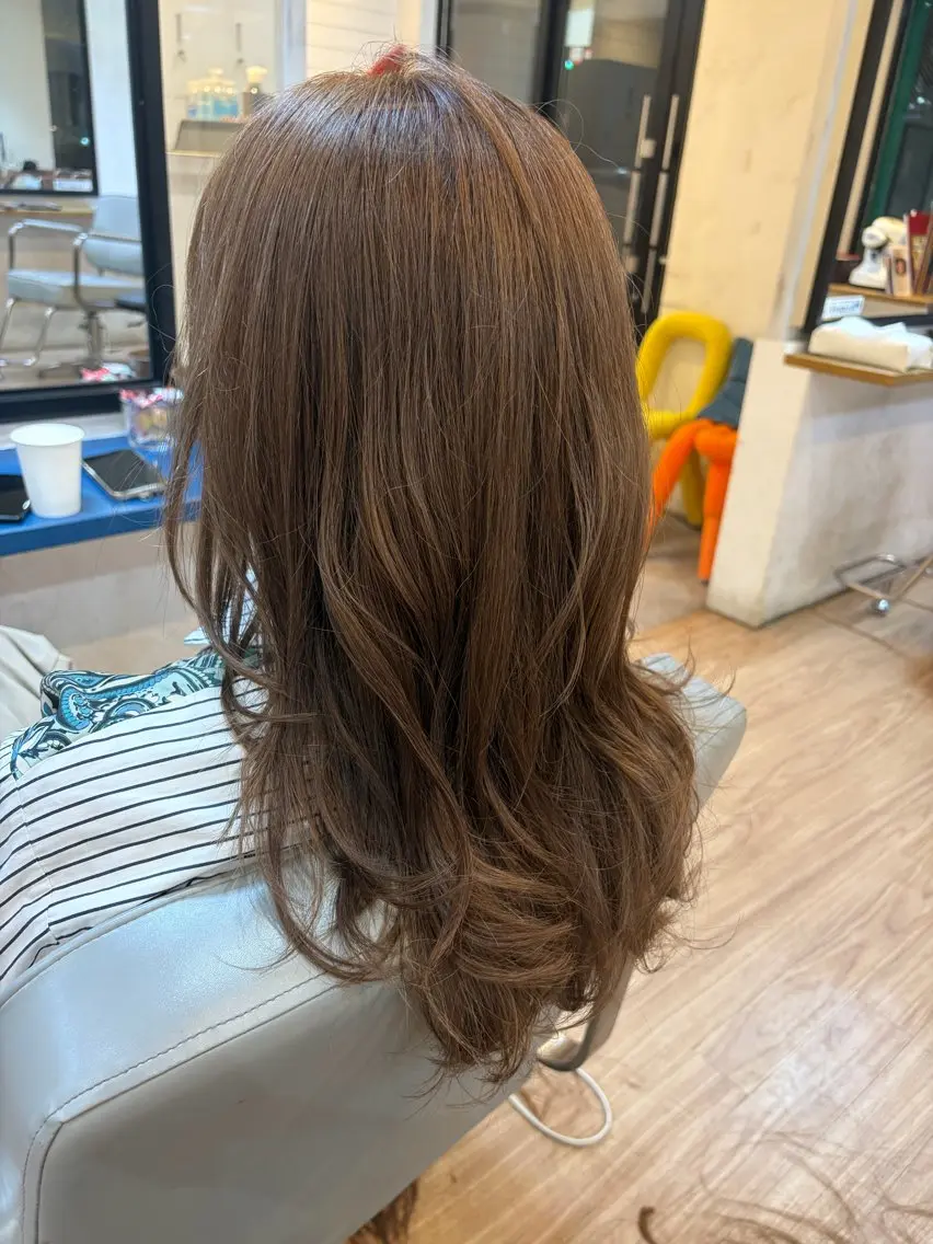 ロング カット ヘアカラー 伊藤 樹生のヘアスタイル