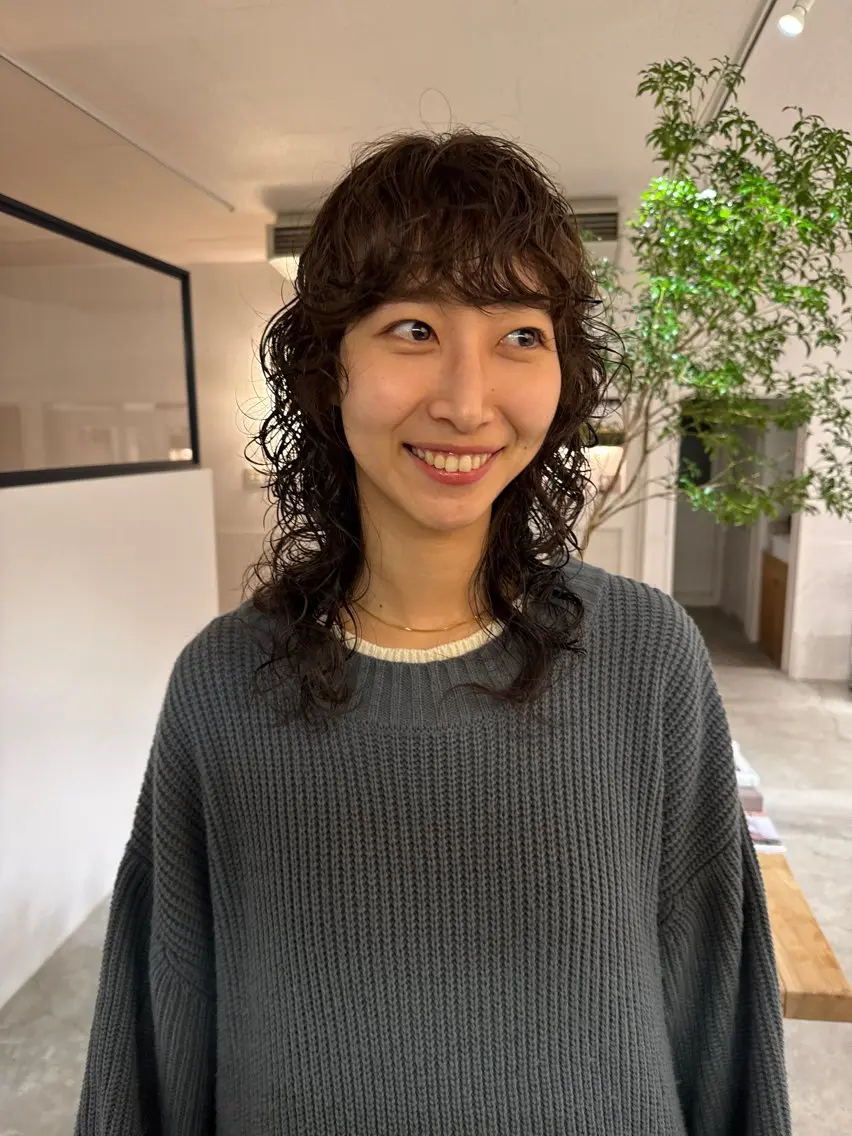 ロング パーマ カット パーマ noi / nonoのヘアスタイル