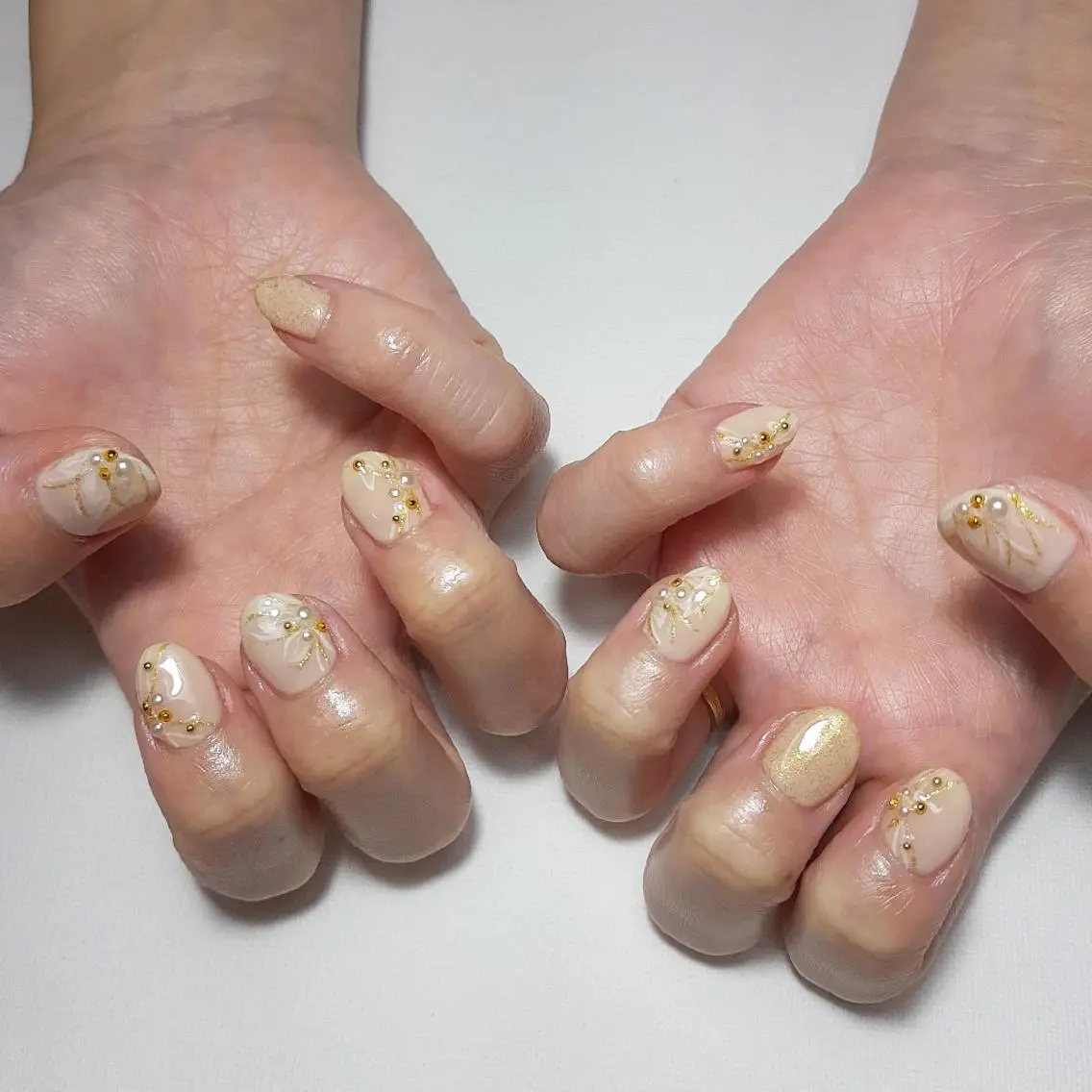 ネイル ブライダルネイル owlnail /持込みデザイン専門のネイルデザイン