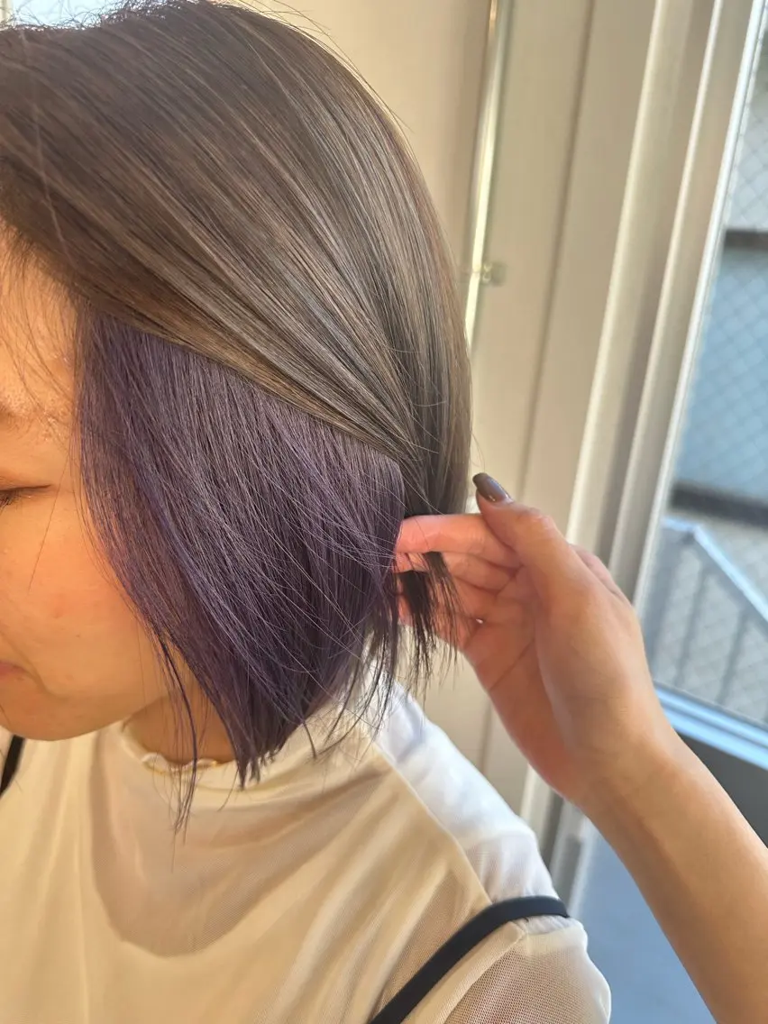 カラー 松本 莉央のヘアスタイル