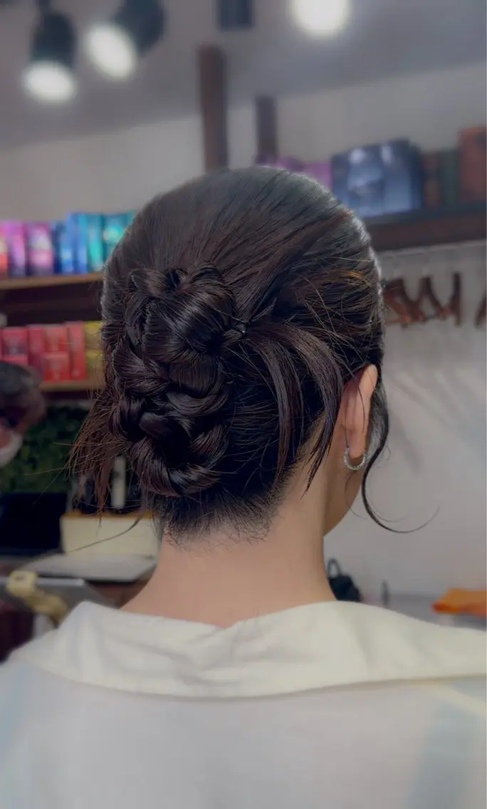 ヘアアレンジ 成人式 柏 康孝のヘアスタイル