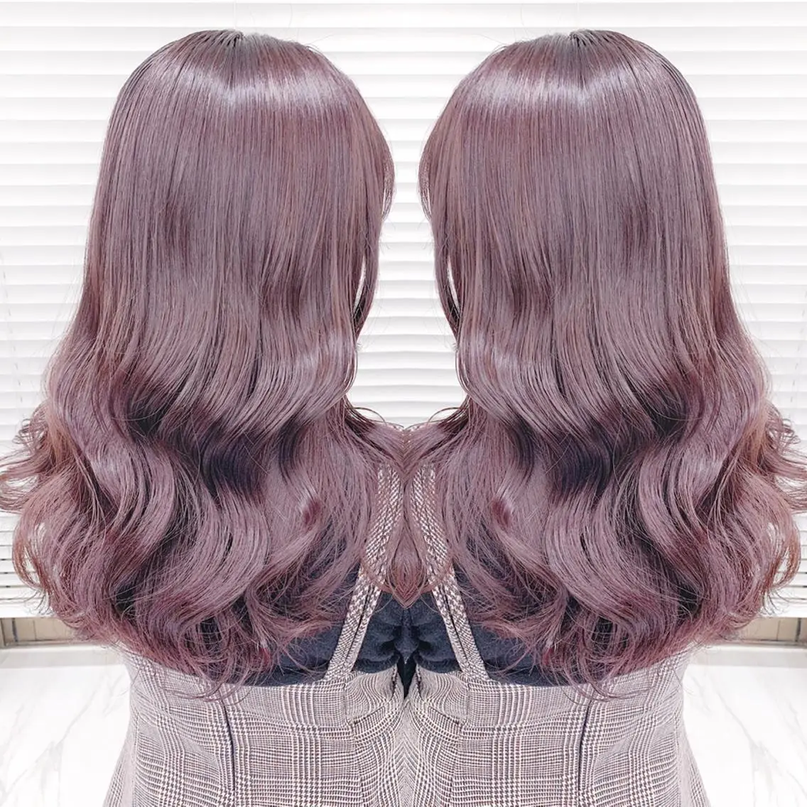 ミディアム カラー 柔らかbeige モトキのヘアスタイル