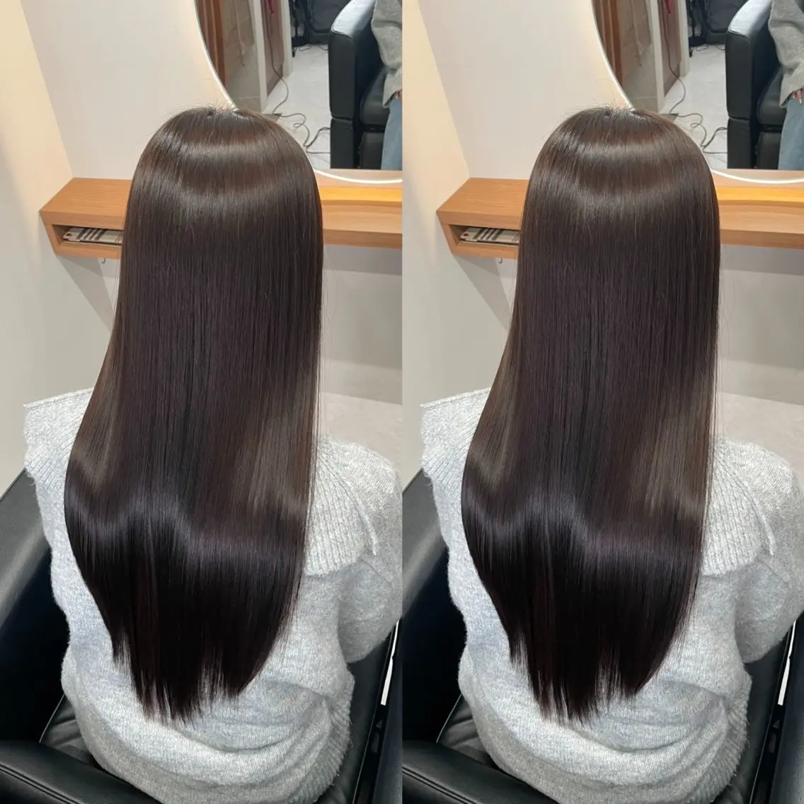 ❤️色持ち重視❤️ケアカラー+髪質改善ULTOWAで艶髪へ✨️の写真
