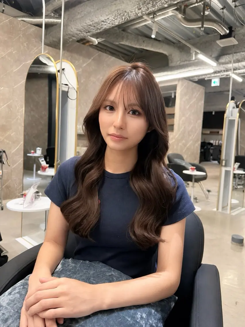 ロング カラー くびれヘア ヘアカラー 髪質改善🫧 カラー特化/Hinaのヘアスタイル
