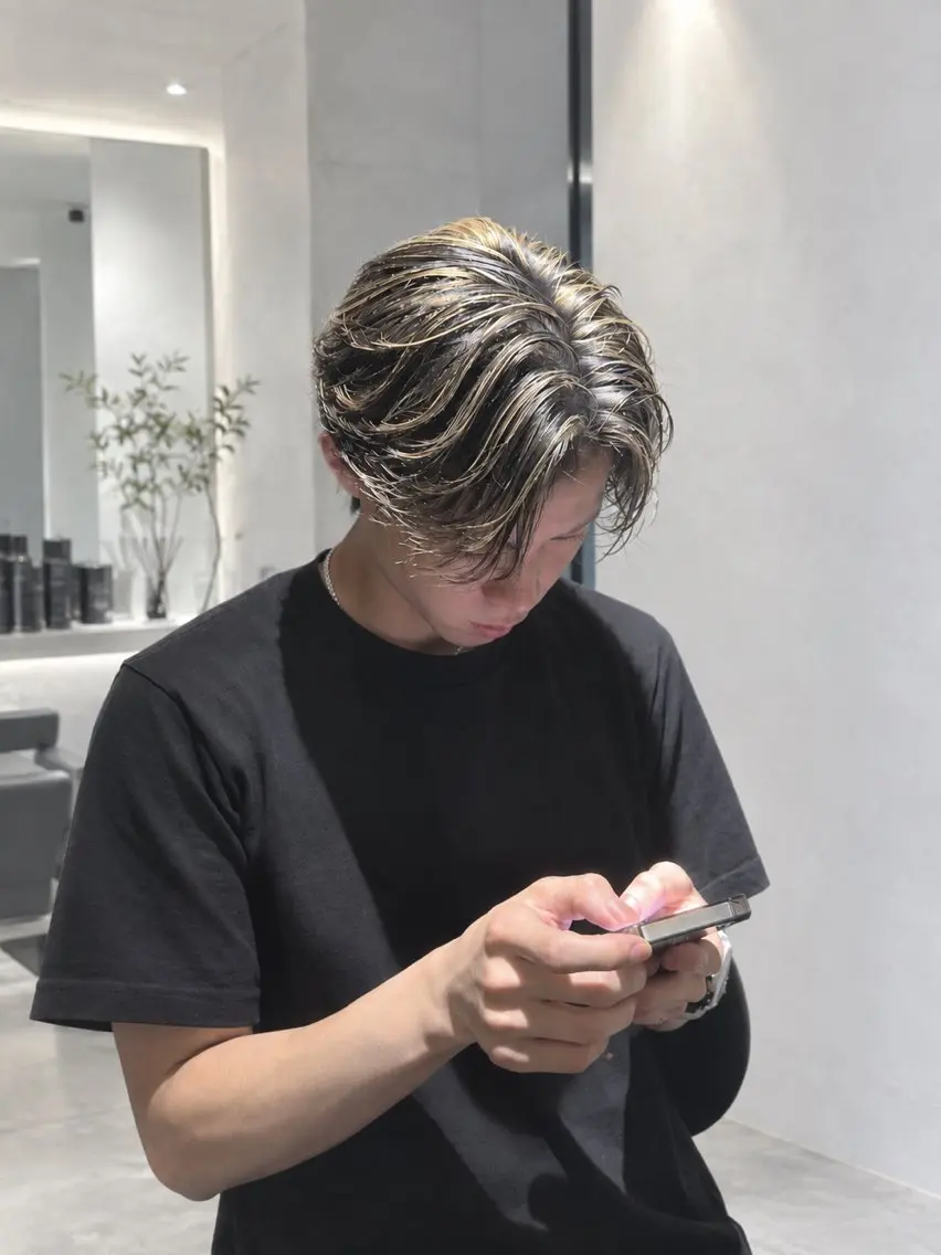 カラー メンズ ✨men's特化 黒川怜慈✨のヘアスタイル