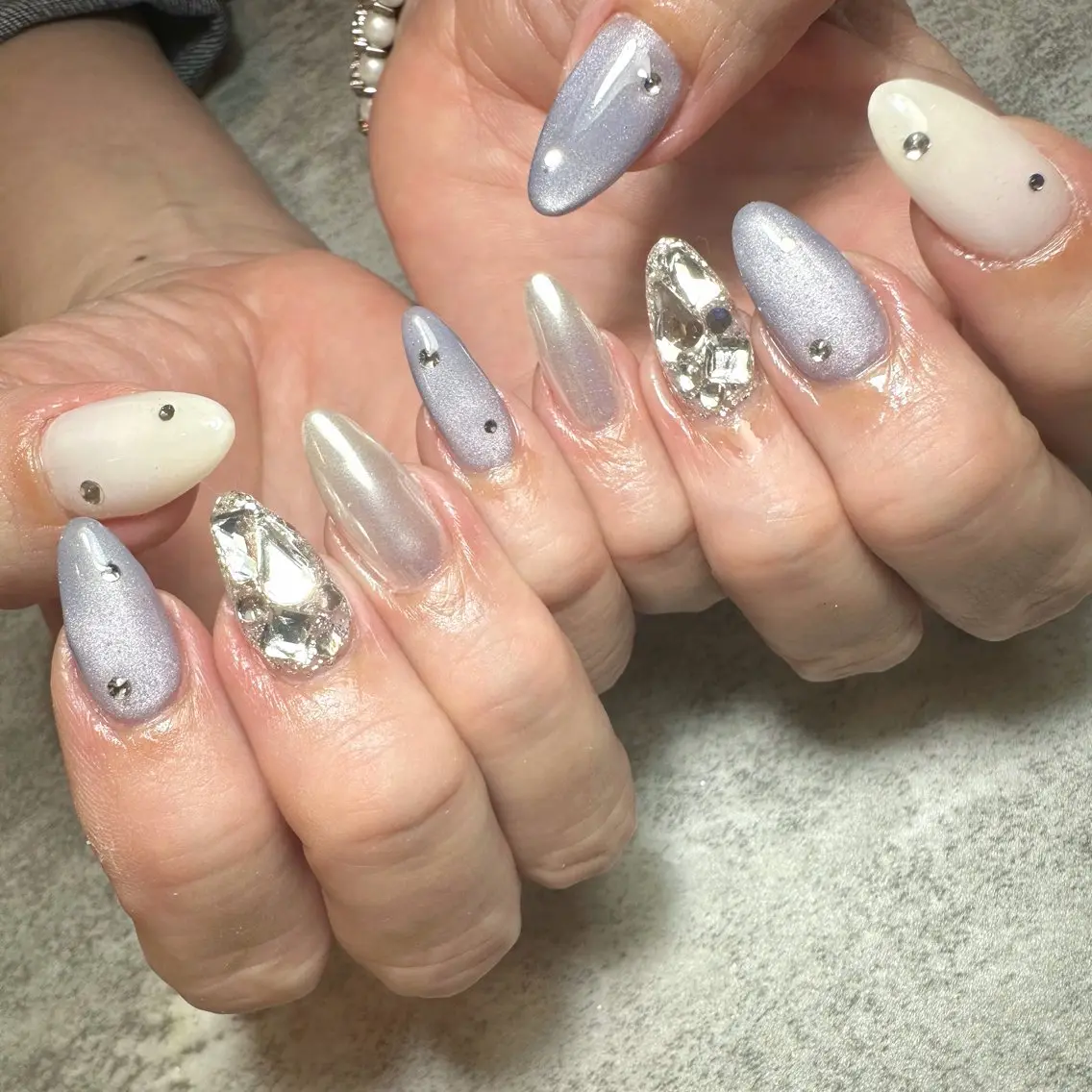 ネイル ブルー Mii nailのネイルデザイン