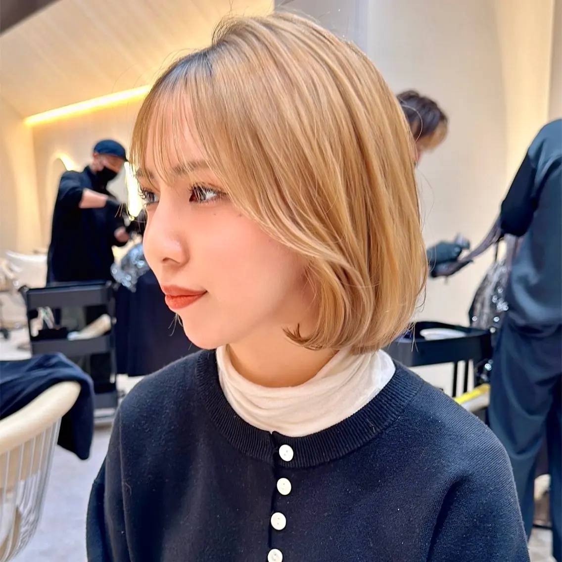 ショート カット ヘアカラー トリートメント 縮毛矯正✨🫧 レイヤー川村利幸のヘアスタイル