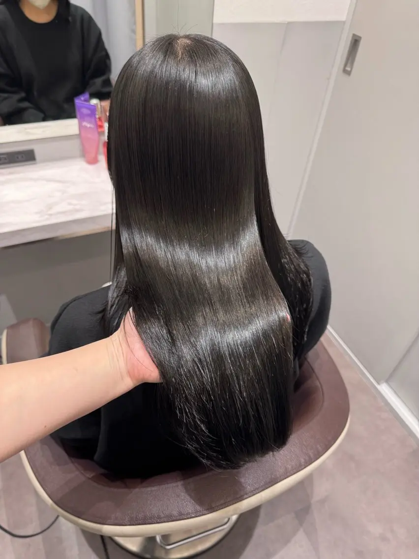 🌈1番人気🌈ロング料金無料❣️似合わせヘアカラー❣️ &✨髪質改善トリートメント✨の写真
