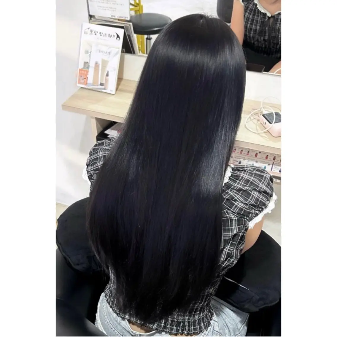 ロング カラー カット 縮毛矯正 骨格/顔型/伏見/ 佐藤 里菜のヘアスタイル