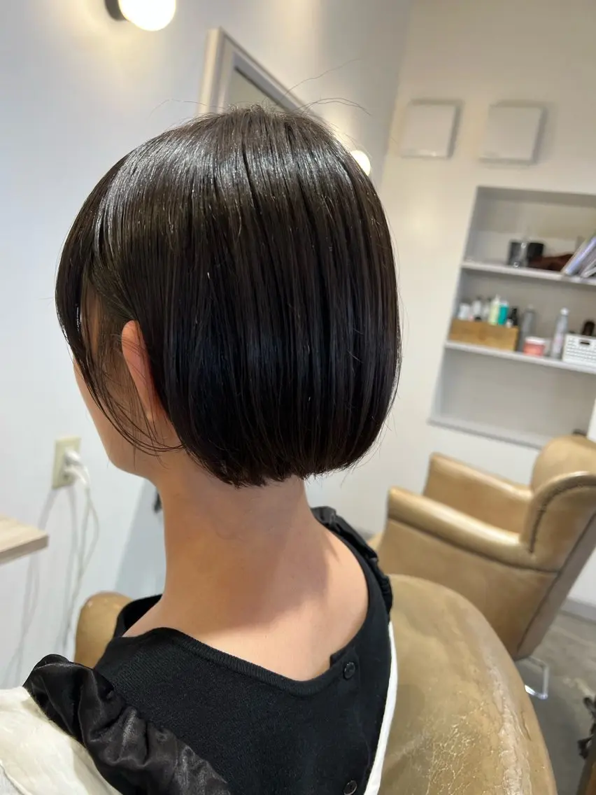 ショート ひがし はるなのヘアスタイル