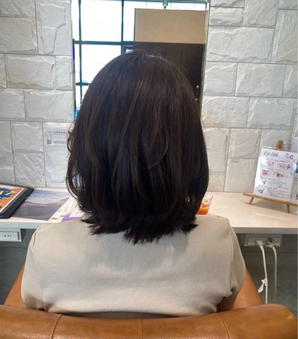 ミディアム カラー ママ美容師 Tsuchiyaのヘアスタイル