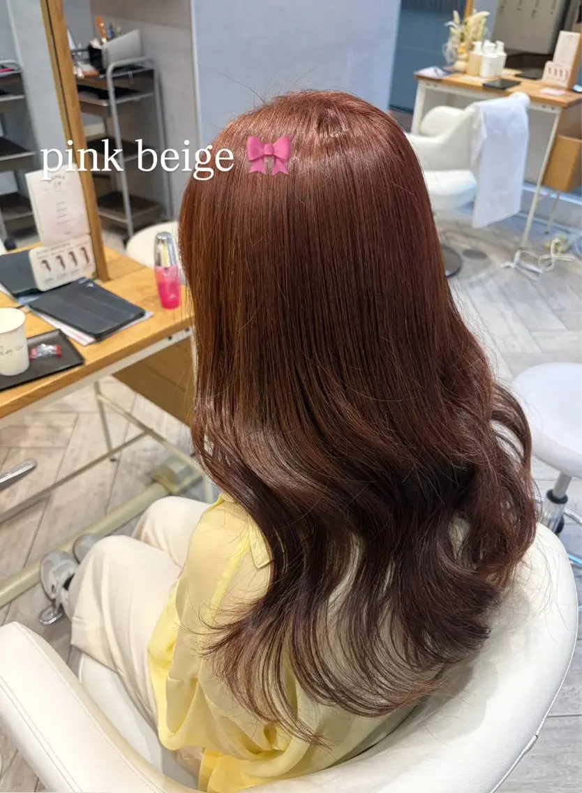 ロング ヘアカラー トリートメント 蓮池 愛海のヘアスタイル