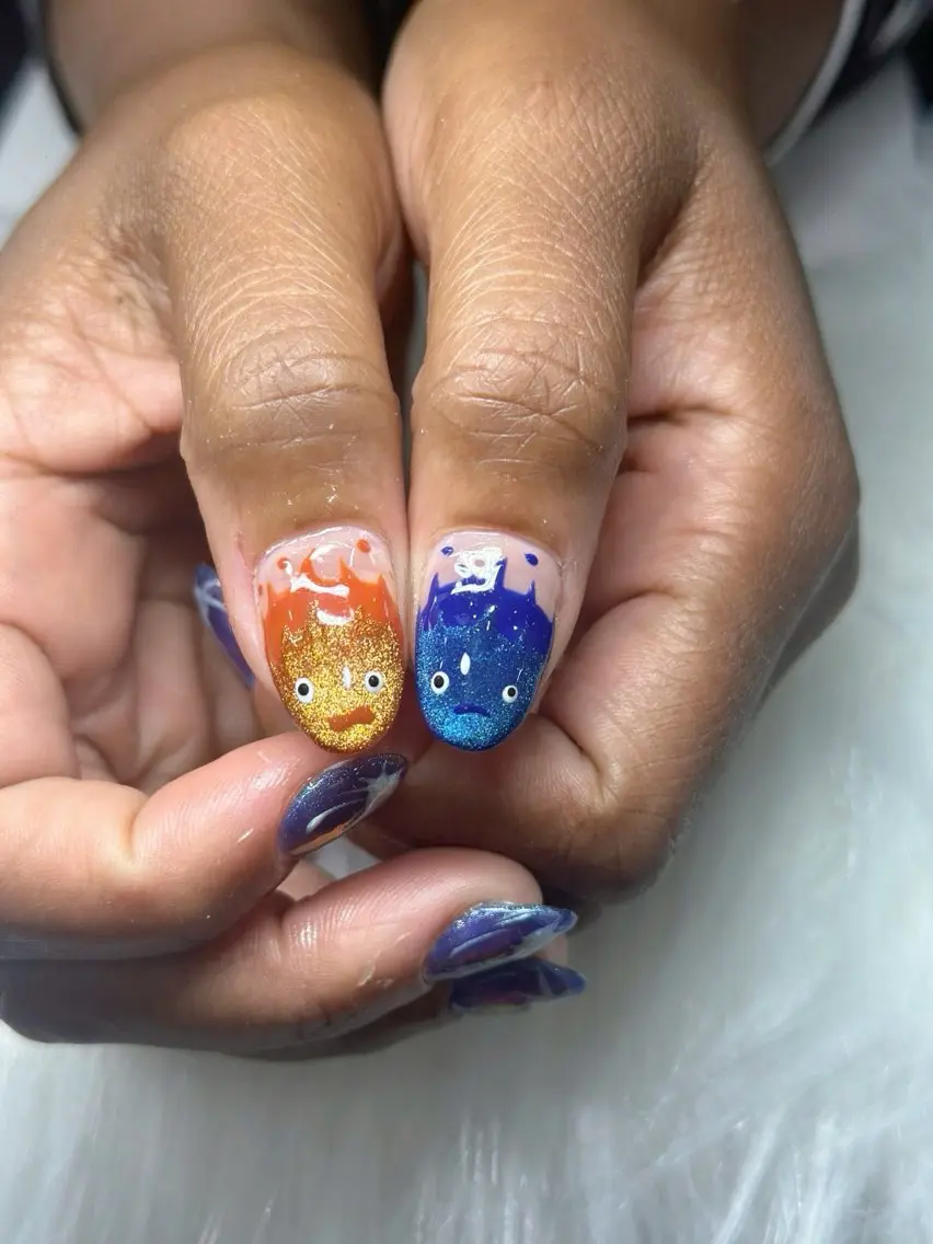 ネイル ボルドー ブラウン チークネイル ドット フットネイル ハンドネイル NAILS BAR SHINJUKUのネイルデザイン