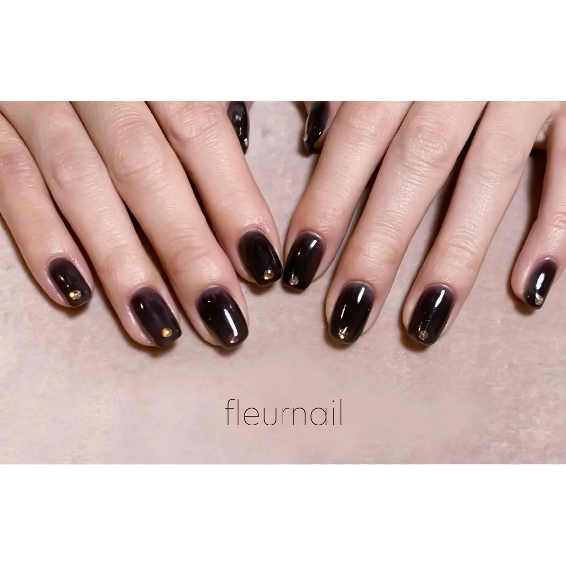 ネイル オーロラネイル ブルー 成人式 長さ出し ジェルネイル ハンドネイル fleurnail miuraのネイルデザイン