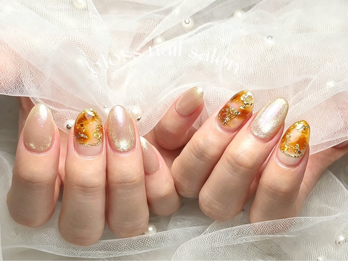ネイル ハンドネイル ゆり🌷 gloss nailのネイルデザイン